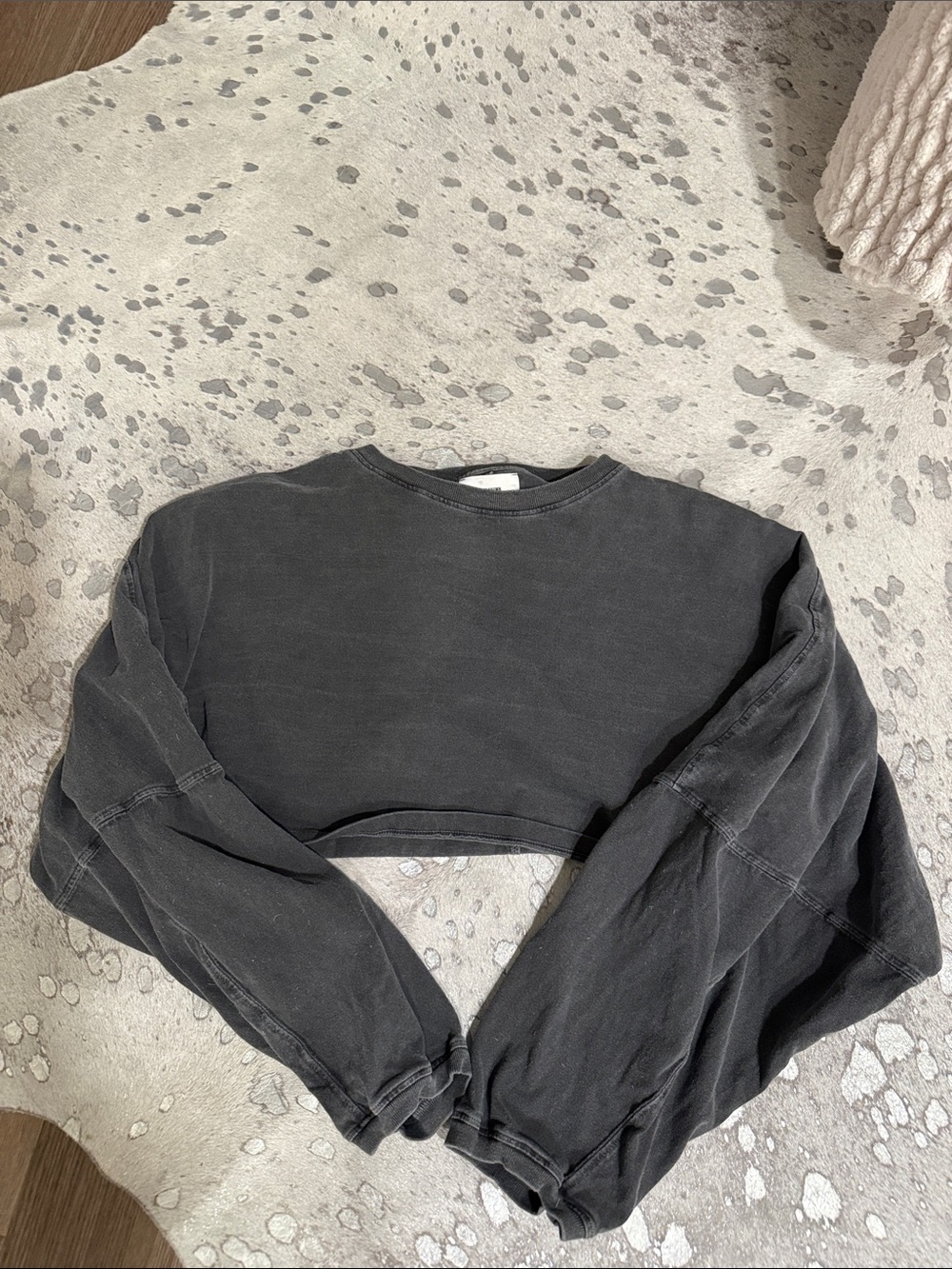 Joah Brown Cropped Long Sleeve